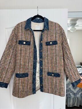 Sandro tweed jacket
